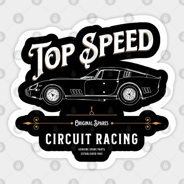 Top Speed Racing Sticker by msportm